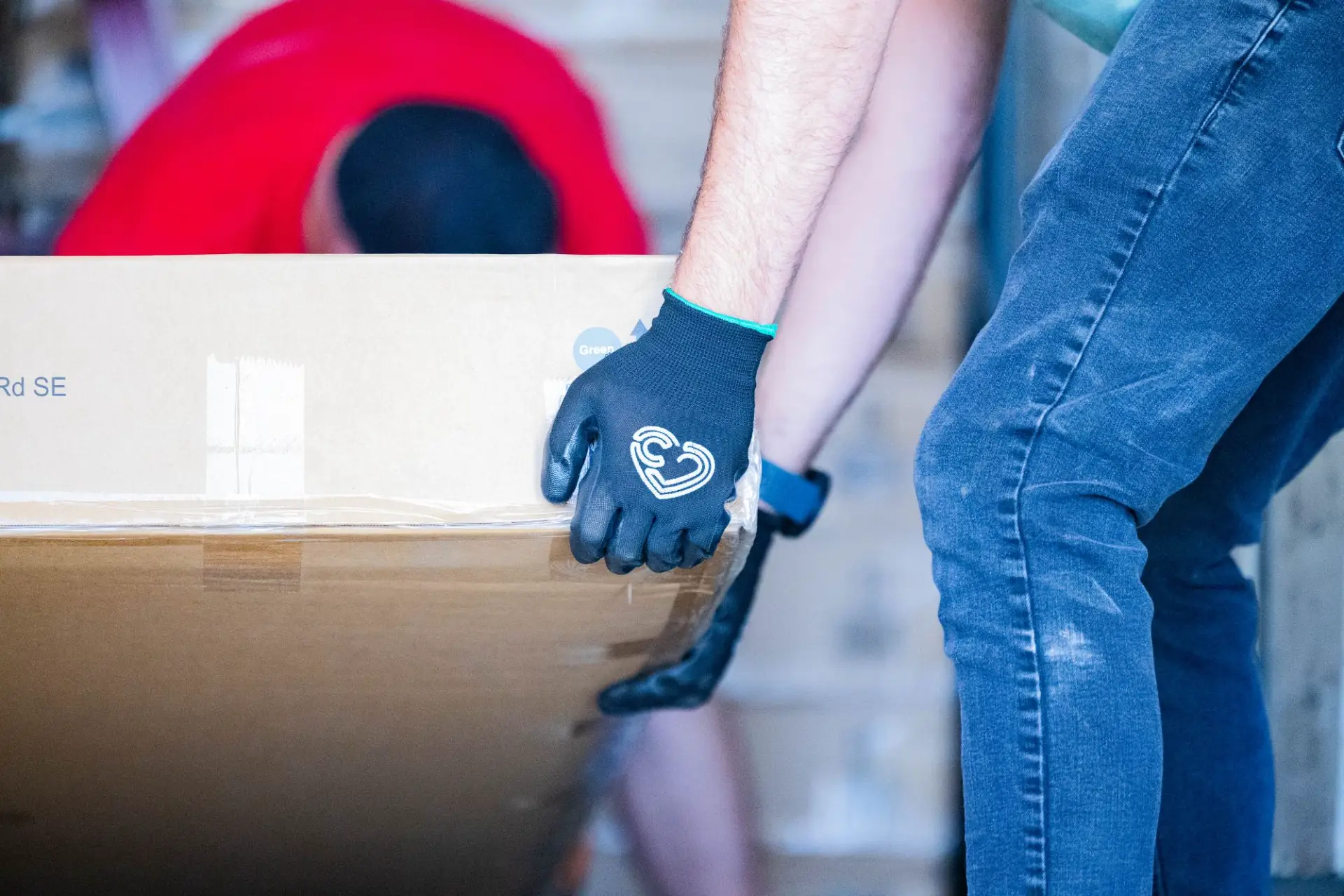 Volunteers at a Capital Cares project